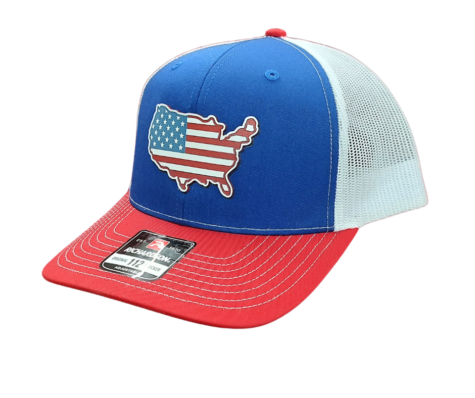 Red White and Blue Trucker Hat