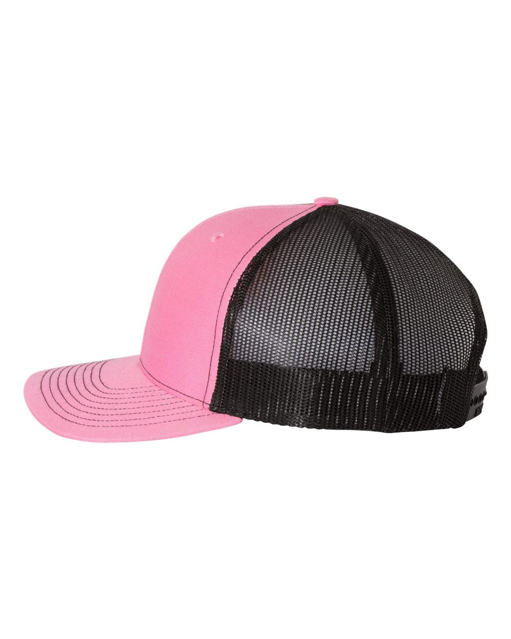 Acrylic Laser-Engraved USA Heart Patch - Hot Pink/ Black, OSFM